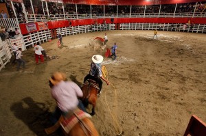 Protecting Fallen bull rider