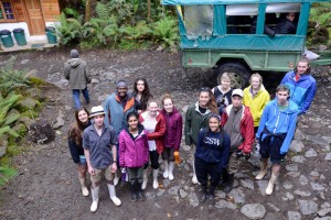 Group about to head out for the Millennial Trail